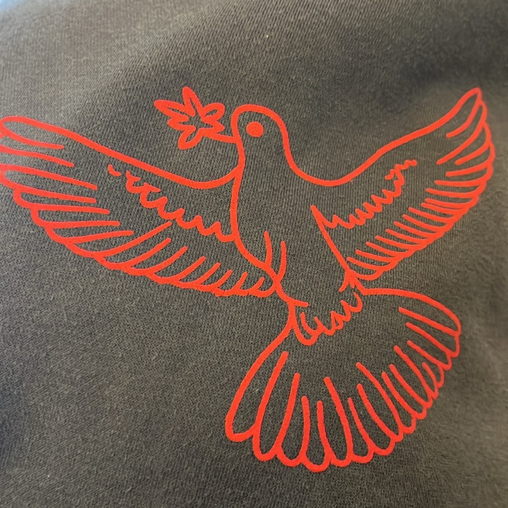 Kanye West Inspired Hoodie On Earth As It Is In Heaven Holy‎ Sweatshirt Gray XL